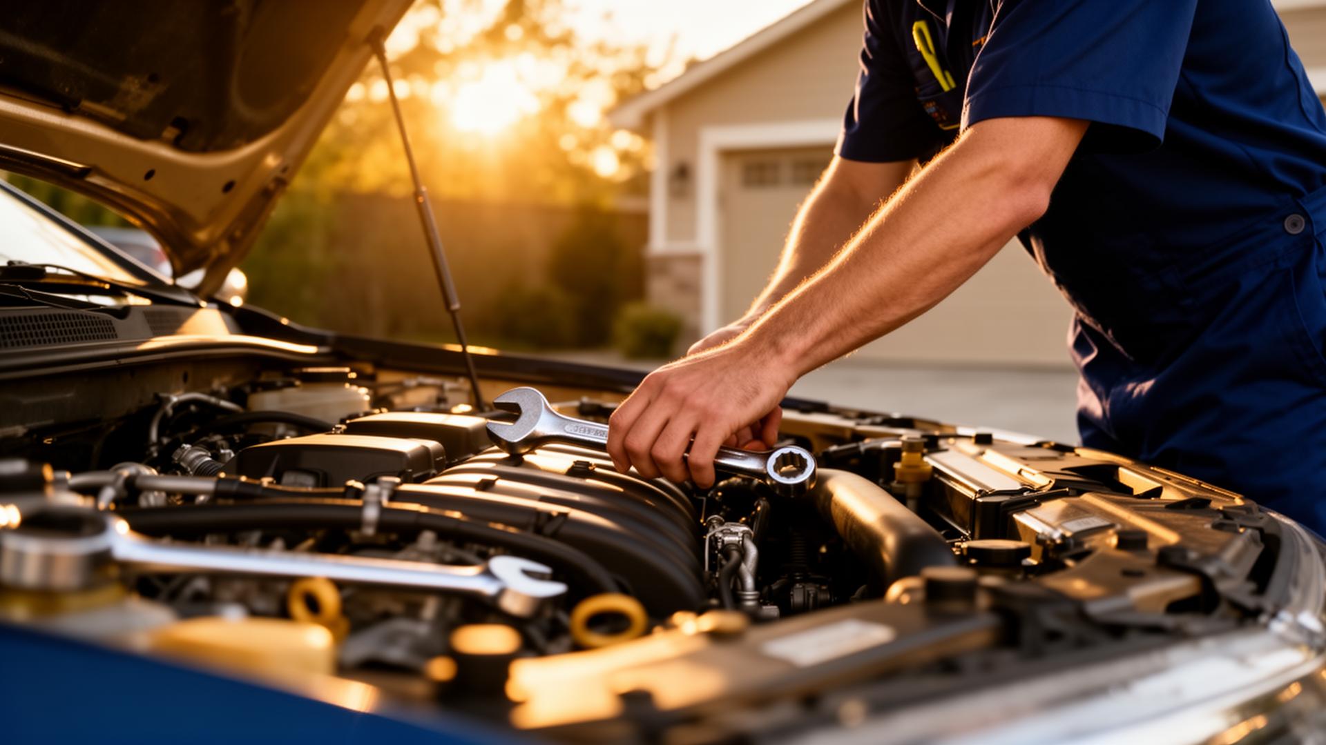 Mobile mechanic at work in Southwest Florida